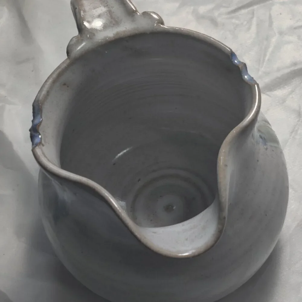 Handmade Pottery Cream & Sugar Set by Patricia Eggen, ' Iris